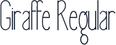 Giraffe Regular