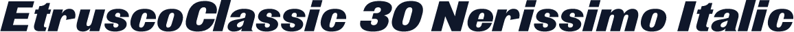 EtruscoClassic 30 Nerissimo Italic