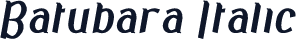 Batubara Italic