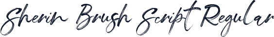 Sherin Brush Script Regular