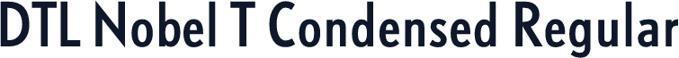 DTL Nobel T Condensed Regular