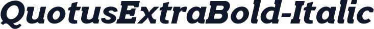 QuotusExtraBold-Italic