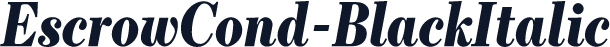 EscrowCond-BlackItalic