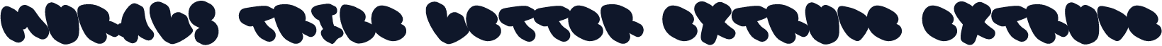 Murals Tribe Letter Extrude Extrude