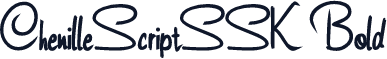 ChenilleScriptSSK Bold
