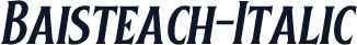 Baisteach-Italic