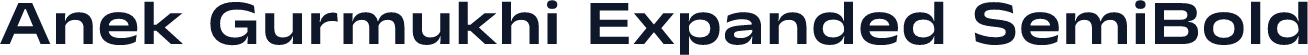 Anek Gurmukhi Expanded SemiBold