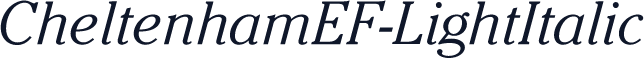 CheltenhamEF-LightItalic