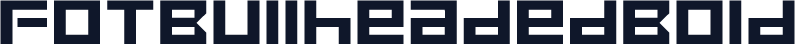 FOTBullheadedBold