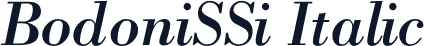 BodoniSSi Italic