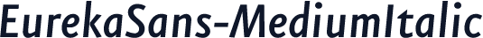 EurekaSans-MediumItalic