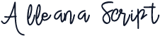 Alleana Script
