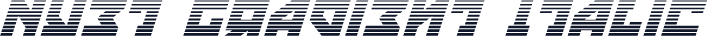 Nyet Gradient Italic