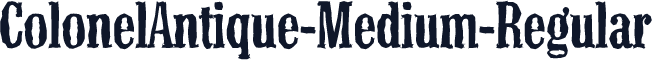 ColonelAntique-Medium-Regular