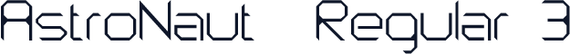 AstroNaut  Regular 3