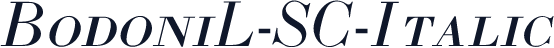 BodoniL-SC-Italic