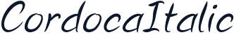 CordocaItalic