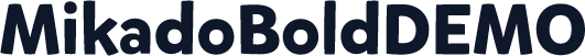 MikadoBoldDEMO