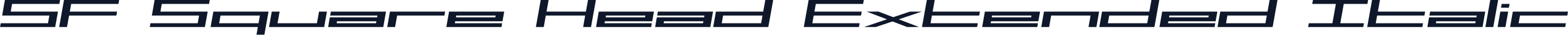 SF Square Head Extended Italic