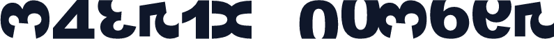 Matrix Number
