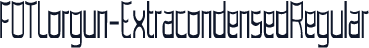 FOTLorgun-ExtracondensedRegular