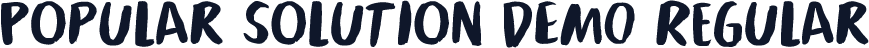 Popular Solution DEMO Regular
