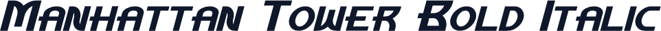 Manhattan Tower Bold Italic