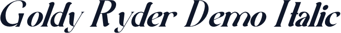 Goldy Ryder Demo Italic