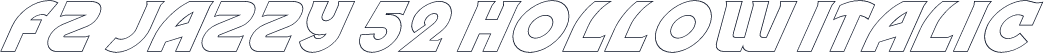 FZ JAZZY 52 HOLLOW ITALIC