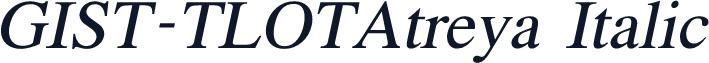 GIST-TLOTAtreya Italic