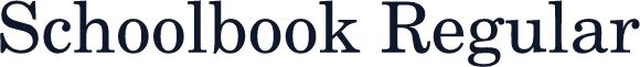 Schoolbook Regular