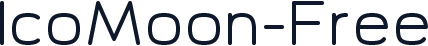 IcoMoon-Free