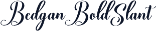 BedganBoldSlant