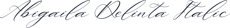 Abigaila Delinta Italic