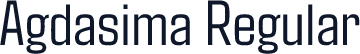 Agdasima Regular