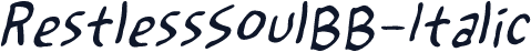 RestlessSoulBB-Italic