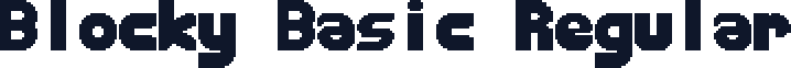 Blocky Basic Regular