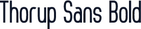 Thorup Sans Bold