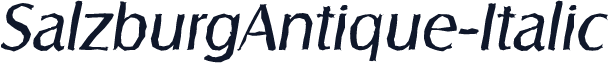SalzburgAntique-Italic