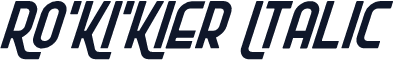 Ro'Ki'Kier Italic