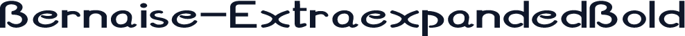 Bernaise-ExtraexpandedBold