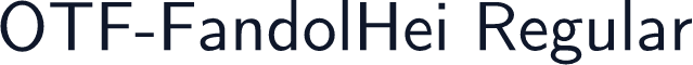 OTF-FandolHei Regular