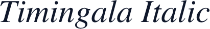 Timingala Italic