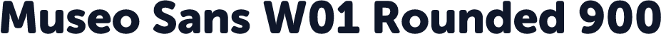 Museo Sans W01 Rounded 900