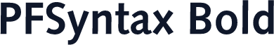 PFSyntax Bold
