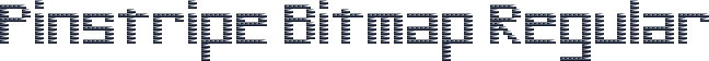 Pinstripe Bitmap Regular