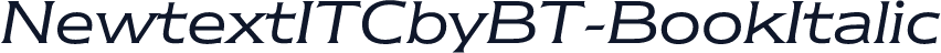 NewtextITCbyBT-BookItalic