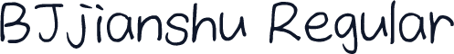 BJjianshu Regular