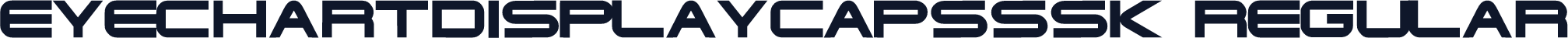 EyechartDisplayCapsSSK Regular