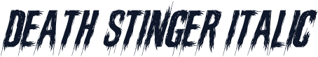 Death Stinger Italic